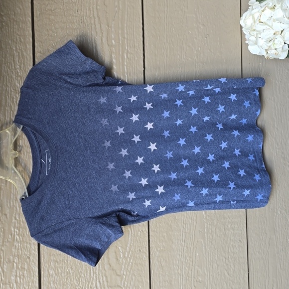 Eddie Bauer Stars Print T-shirt Tee Large S - Picture 1 of 6